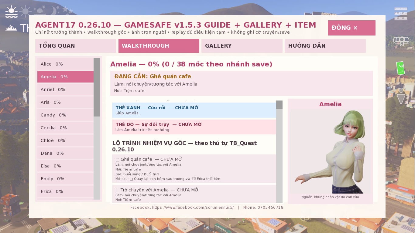 Ảnh bìa Agent17 MOD - Gallery+Cheat+Walkthrough <3