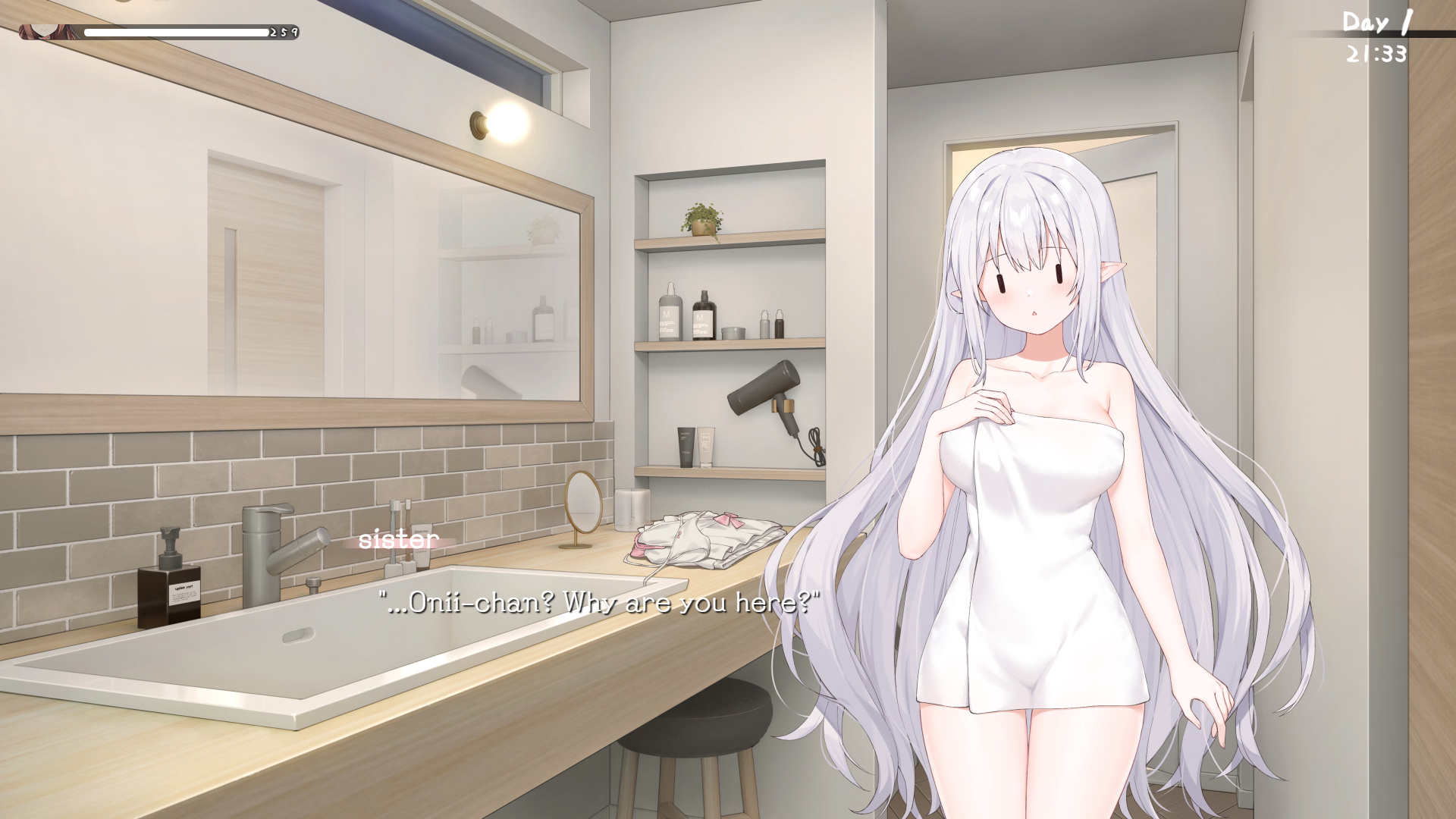 A Simple Life with My Unobtrusive Sister (v1.2.9) (APK) – Cuộc Sống Giản Dị Cùng Cô Em Gái Dễ Thương Của Tôi — ảnh giới thiệu 2